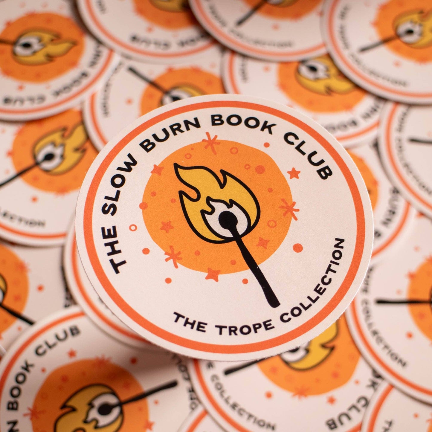The Slow Burn Book Club Vinyl Sticker