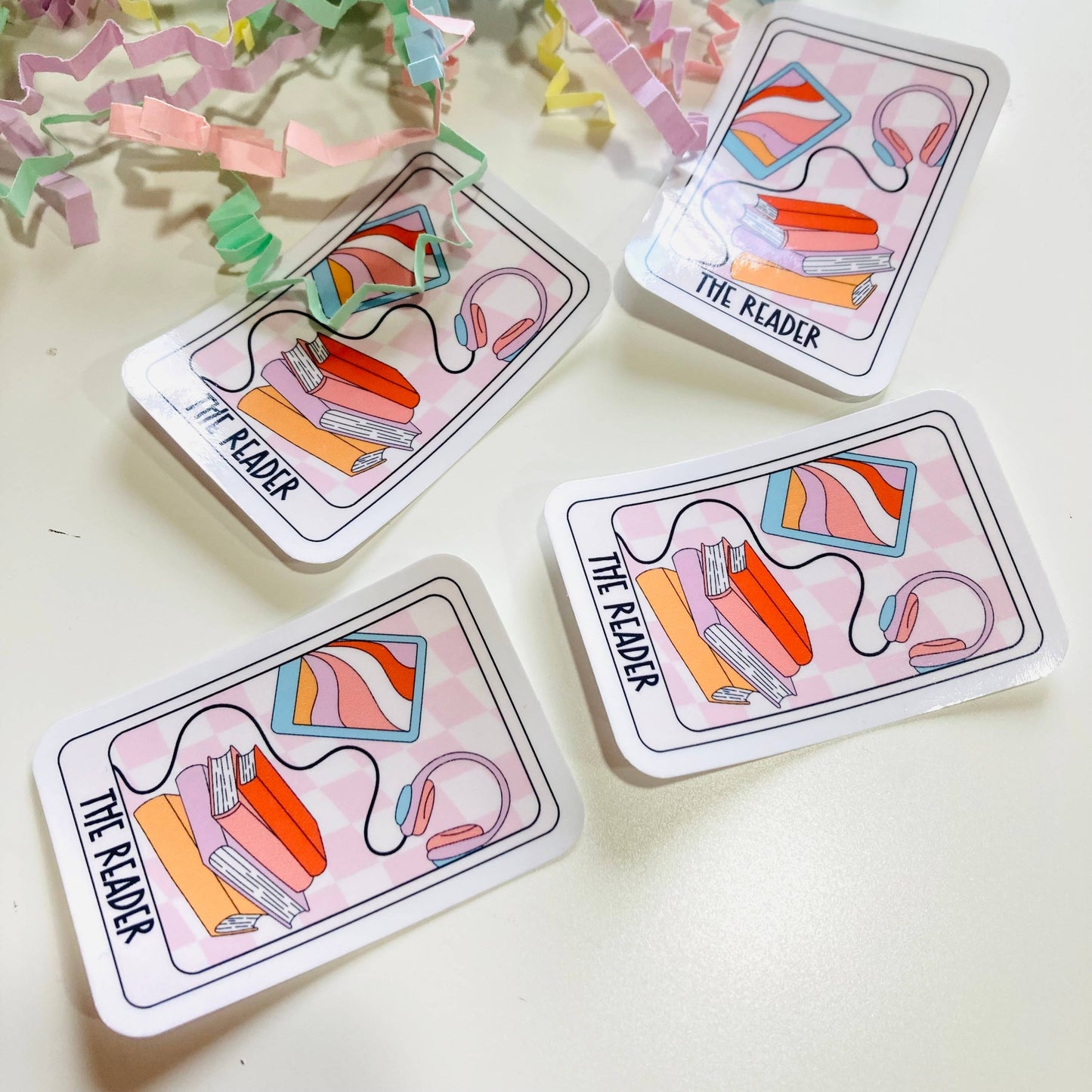 The Reader Tarot Card Sticker