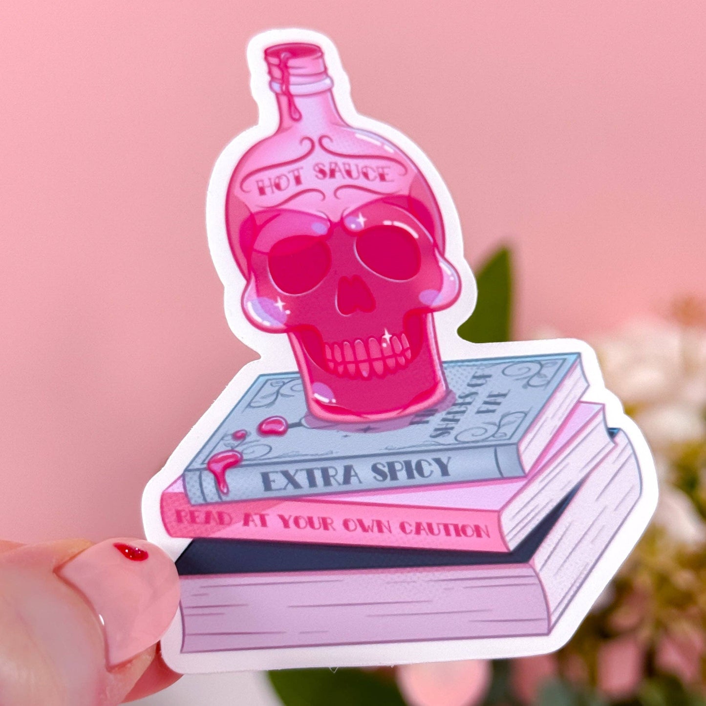 Hot Sauce Extra Spicy Vinyl Sticker