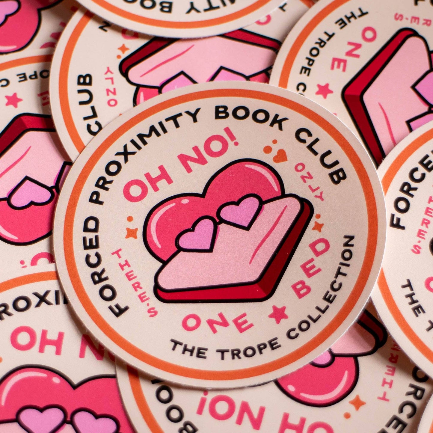 Forced Proximity Book Club Vinyl Sticker