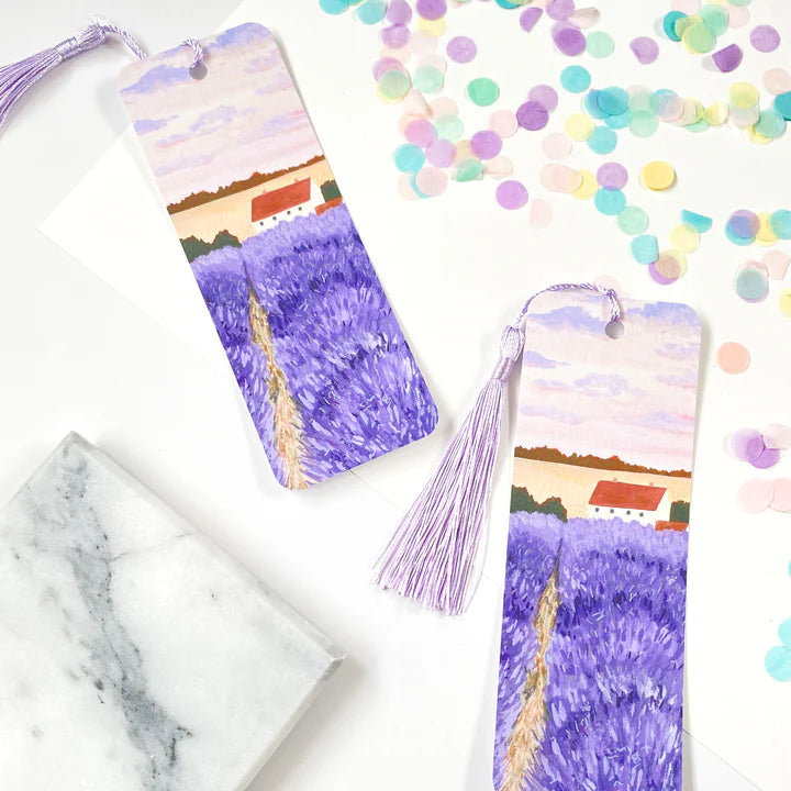 Lavender Field Bookmark