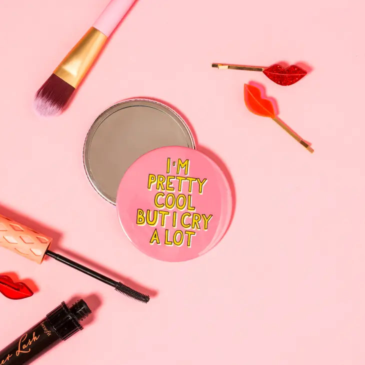 Pocket Mirror - I'm Pretty Cool, But I Cry A Lot - Leo & Blossom