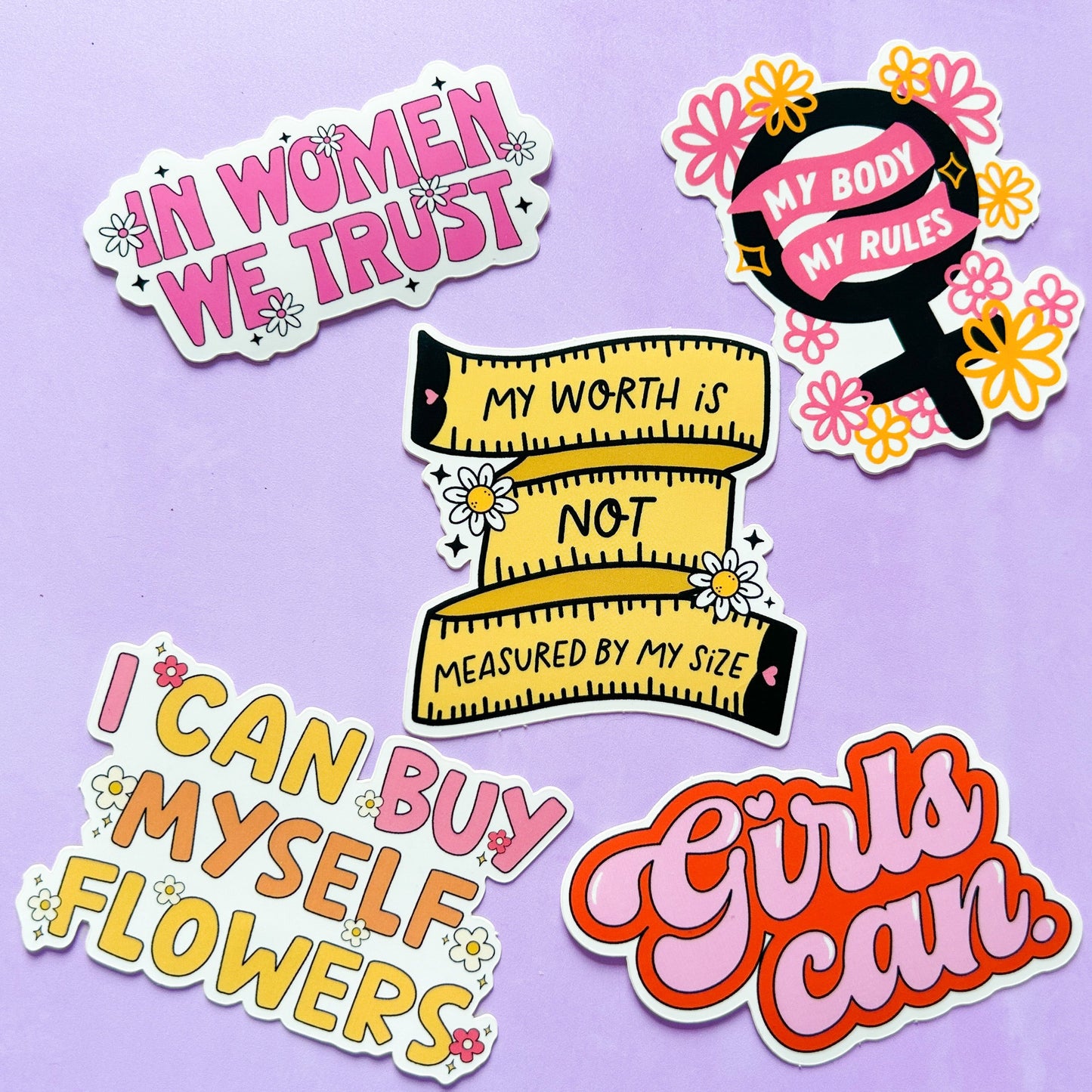 In Women We Trust Vinyl Sticker