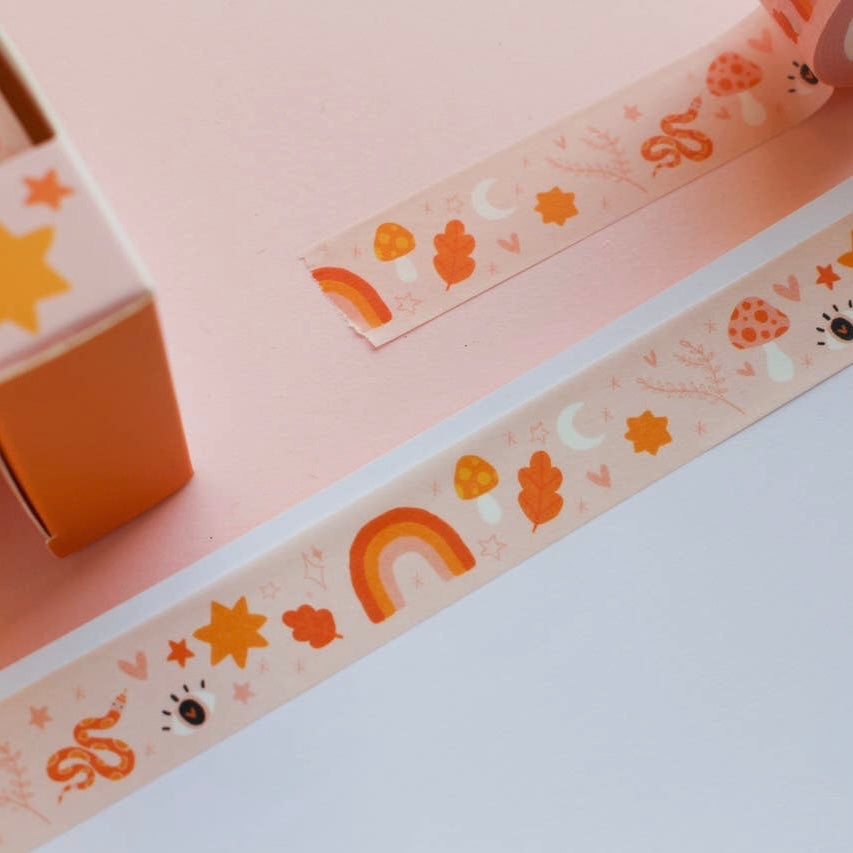 Witchy Snake Toadstool Washi Tape