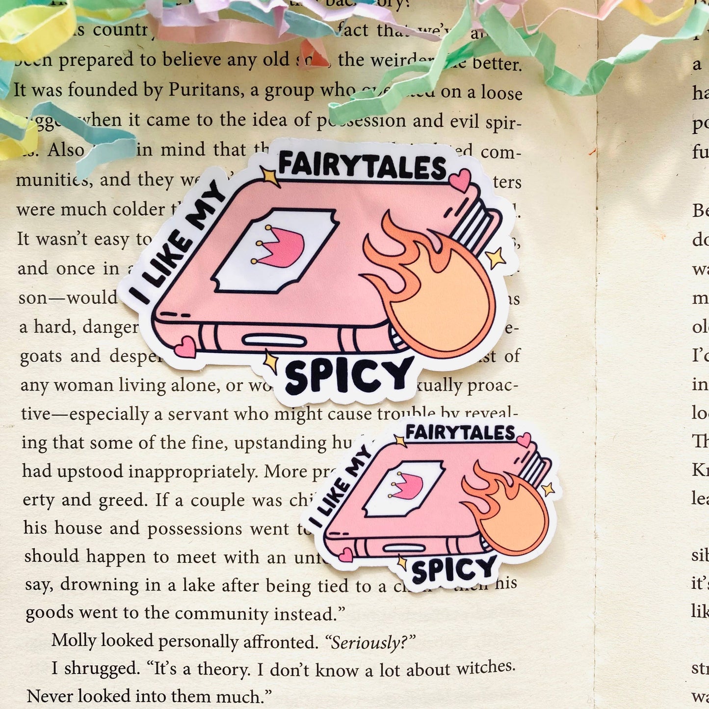 I Like My Fairytales Spicy Bookish Sticker