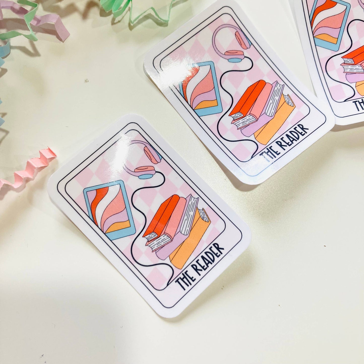 The Reader Tarot Card Sticker