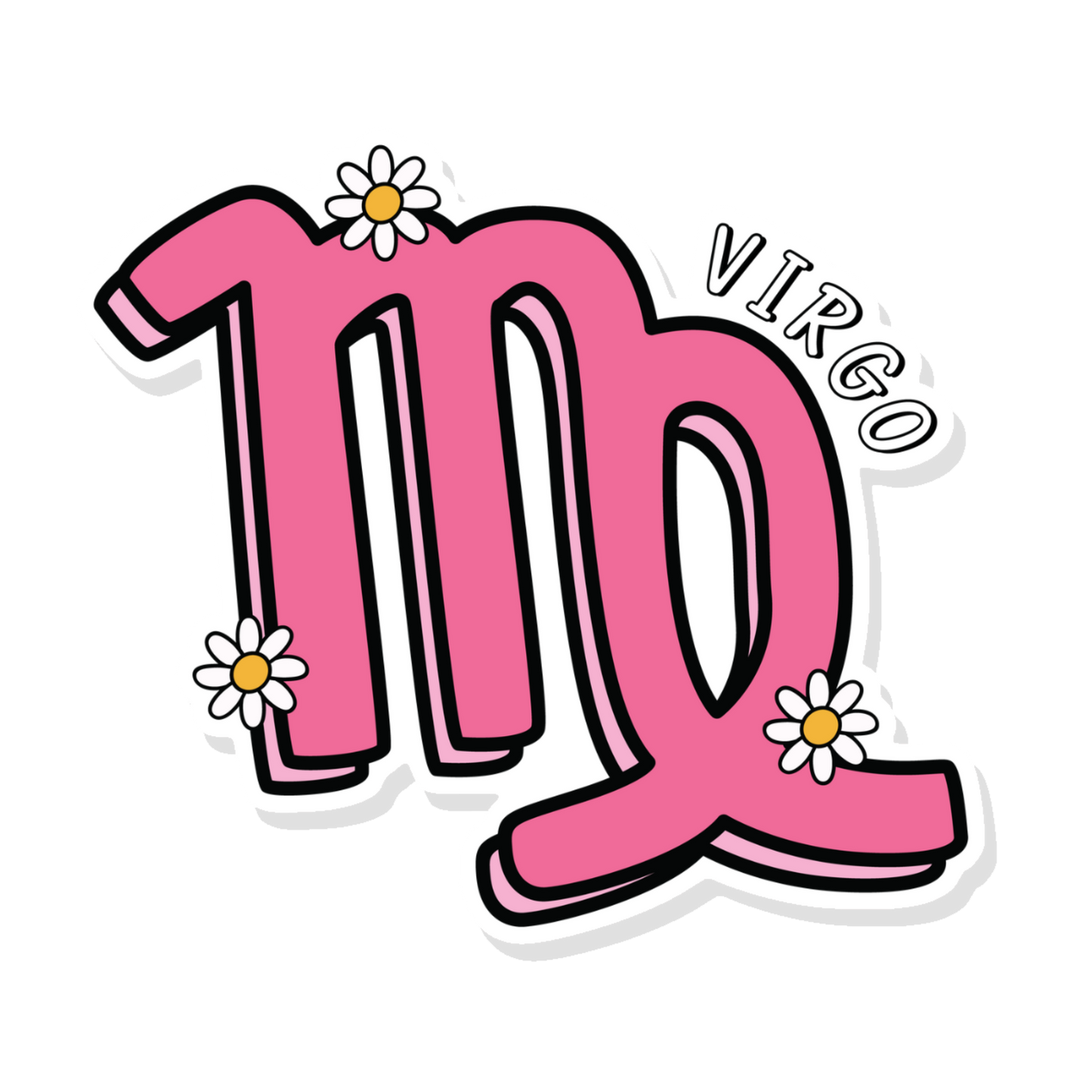 Virgo Zodiac Vinyl Sticker