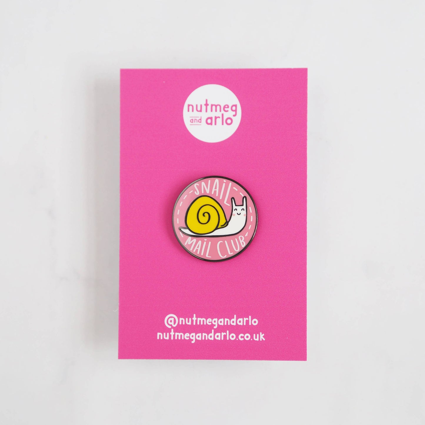 Snail Mail Club Enamel Pin - Leo & Blossom