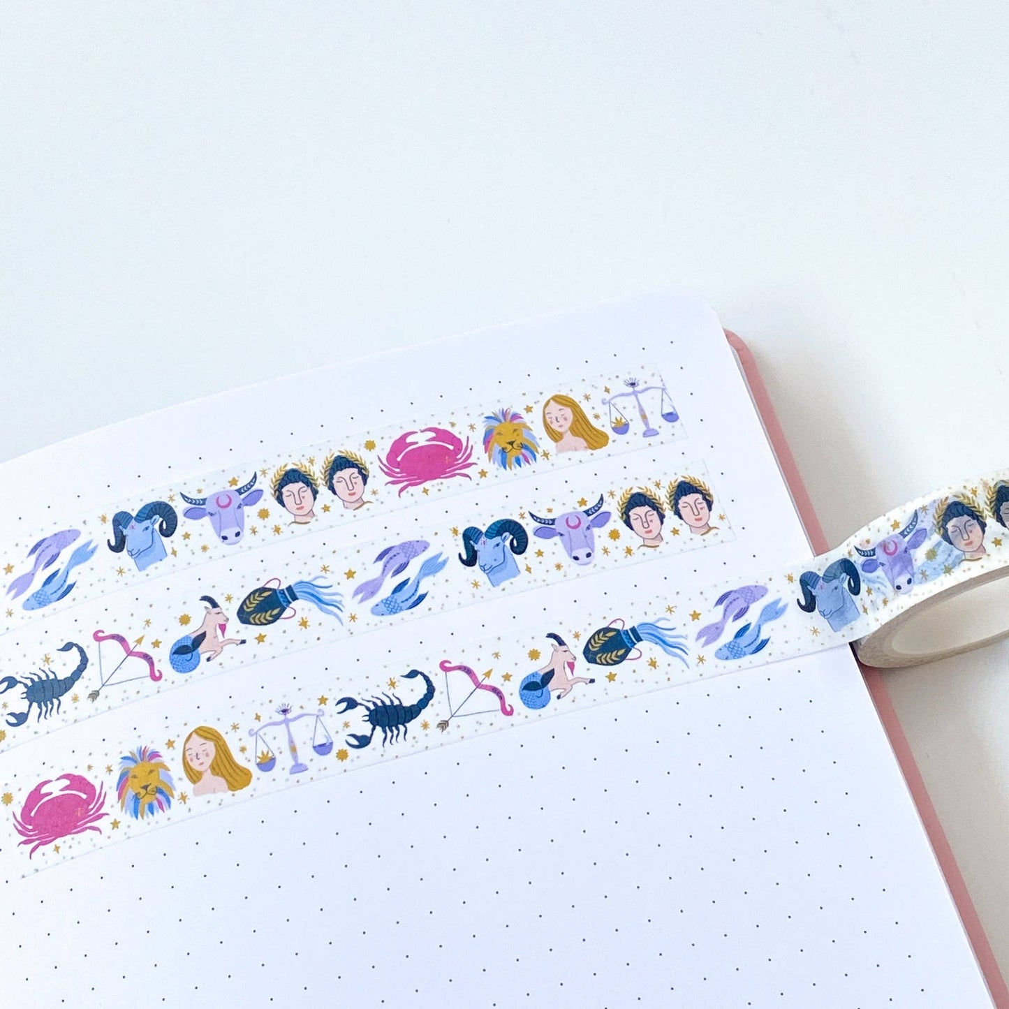 Zodiac Signs Washi Tape - Leo & Blossom