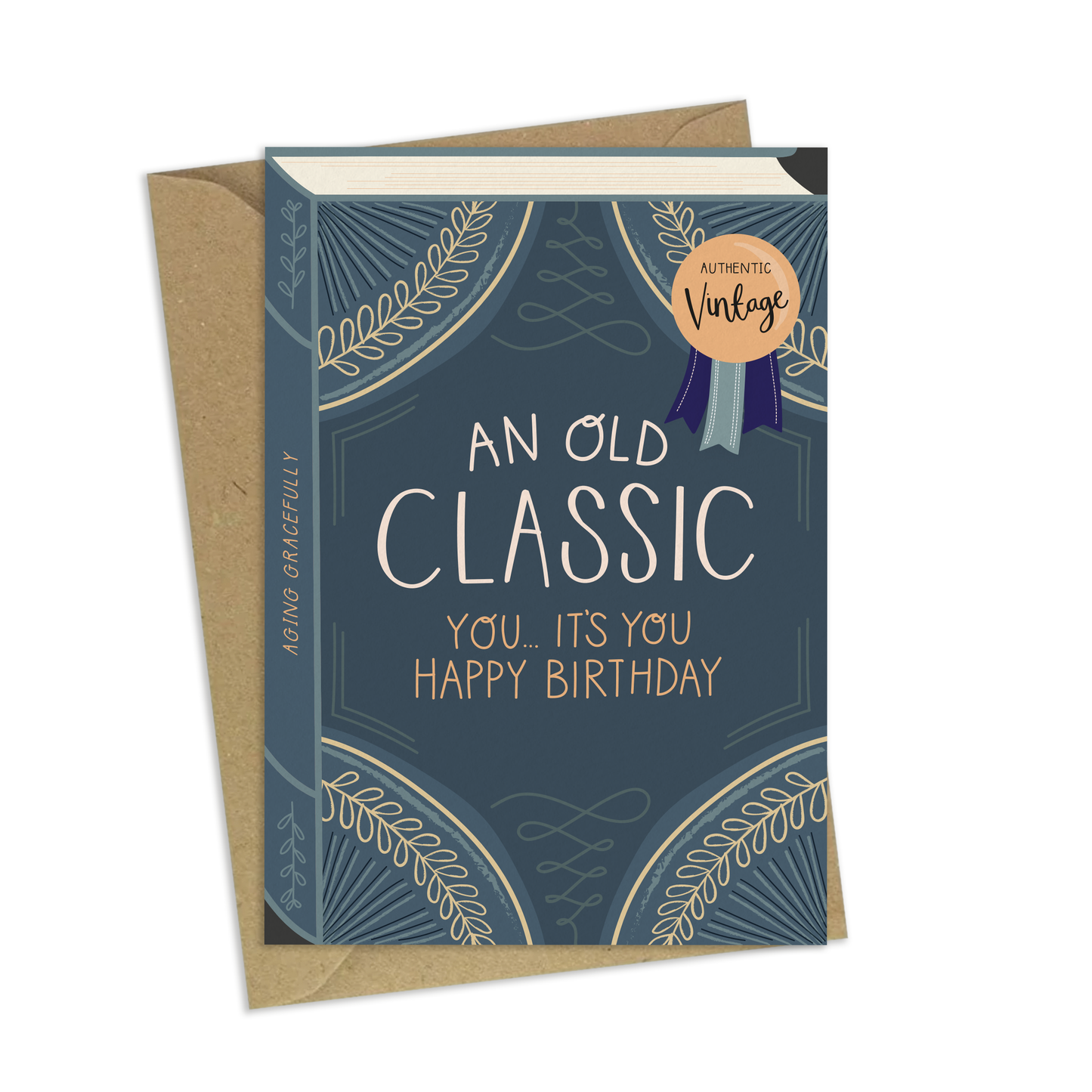 An Old Classic – Luxury Book Greeting Card