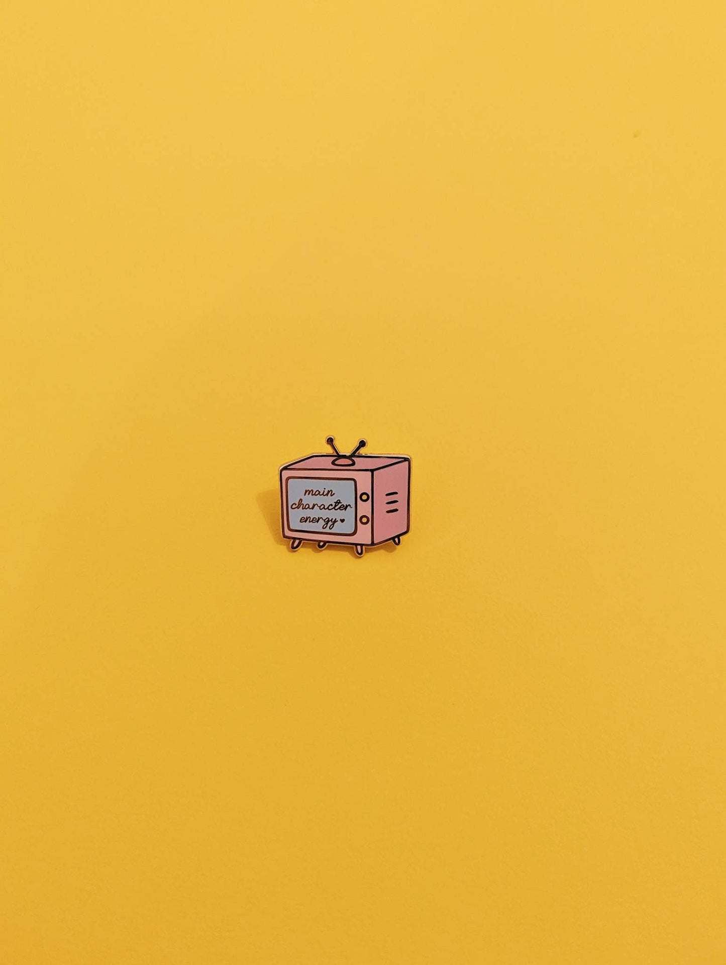 Main Character Energy Enamel Pin - Leo & Blossom