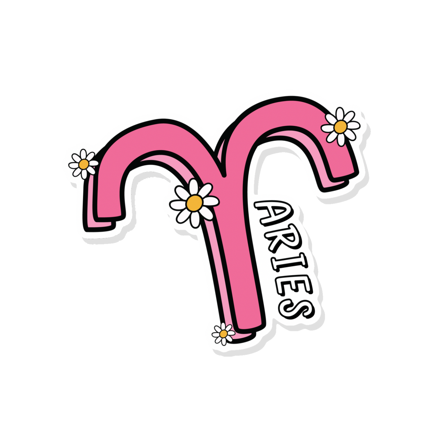 Aries Zodiac Vinyl Sticker