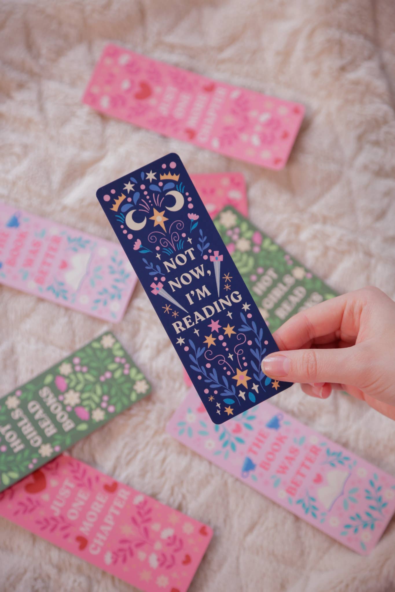Not Now, I'm Reading Bookmark