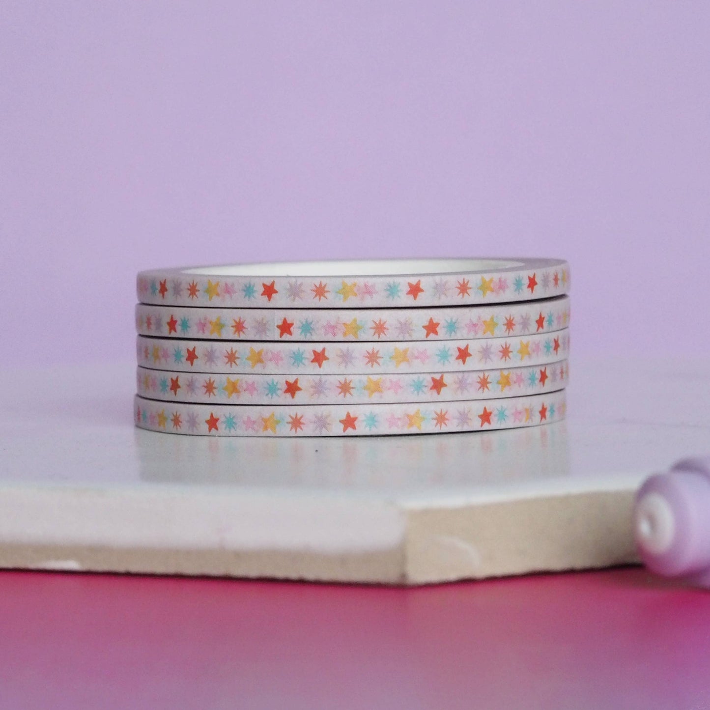 Mini Star 3mm Thin Washi Tape