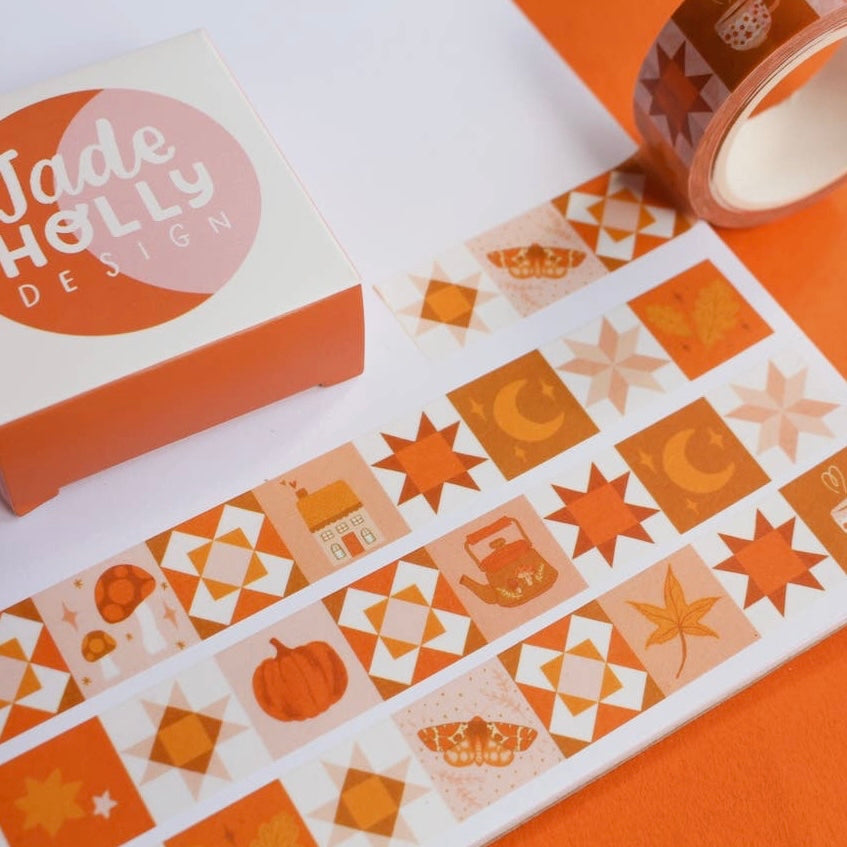 Autumn Patchwork Washi Tape