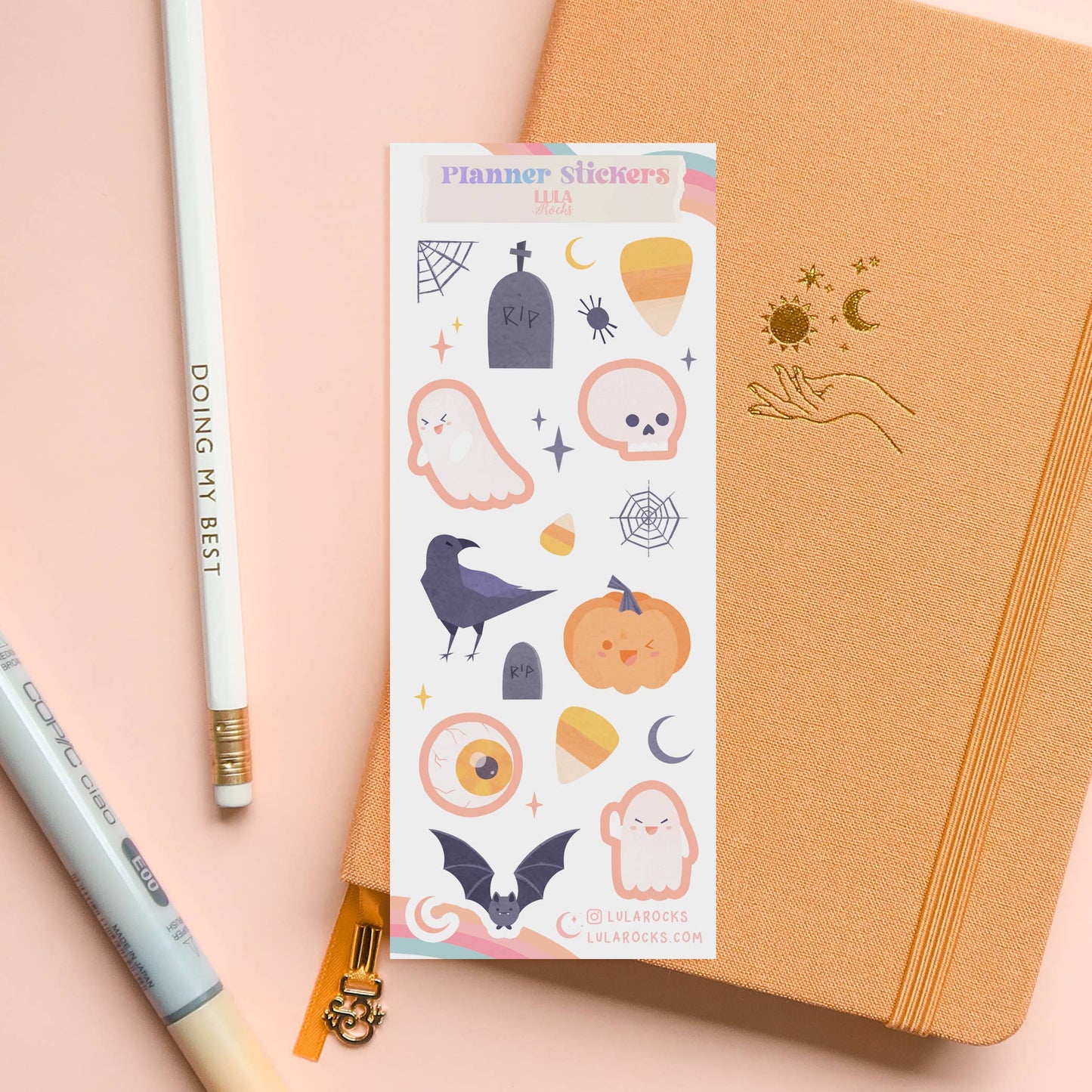 Spooky Halloween Planner Sticker Sheet