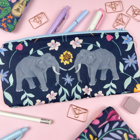 Elephant Pencil Case - Leo & Blossom