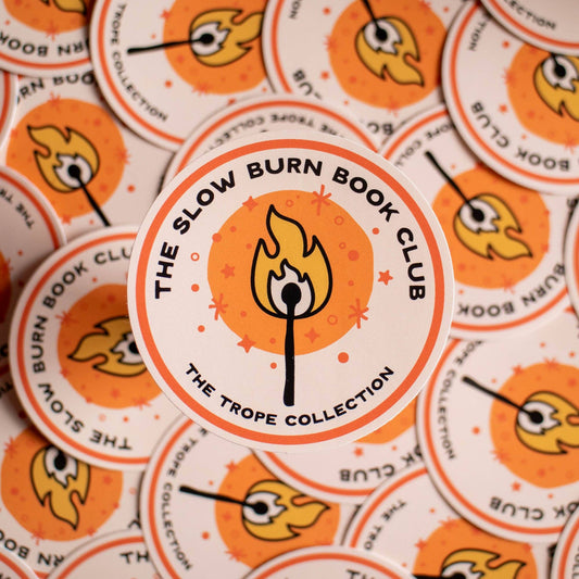 The Slow Burn Book Club Vinyl Sticker