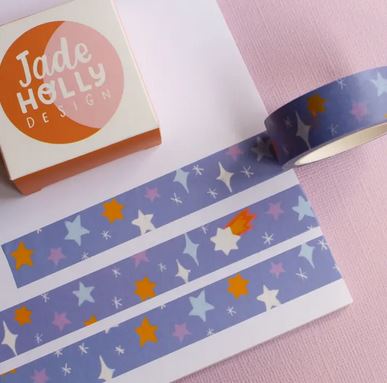 Blue Stars Washi Tape