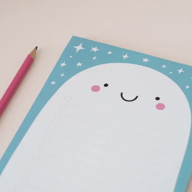 Ghost To Do List Notepad - A5 - Leo & Blossom