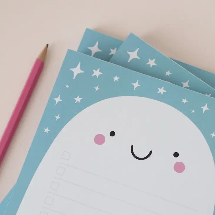 Ghost To Do List Notepad - A5 - Leo & Blossom