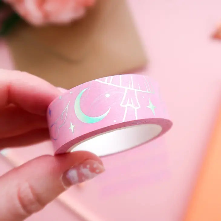 Holographic Washi Tape - Pink