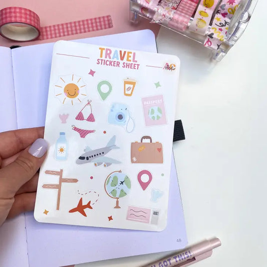 Travel Sticker Sheet - Leo & Blossom