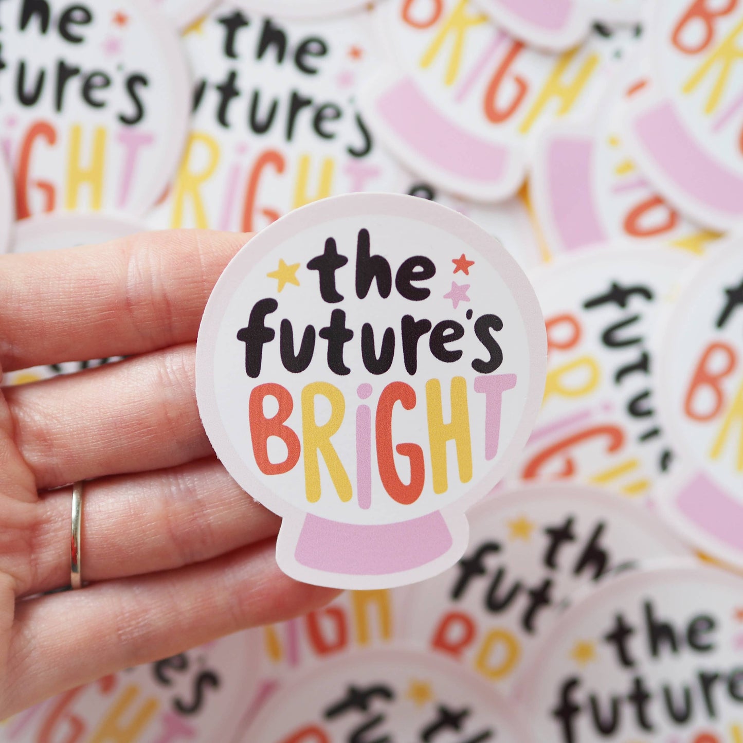 The Future is Bright Sticker