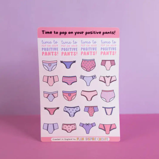 Positive Pants Sticker Sheet