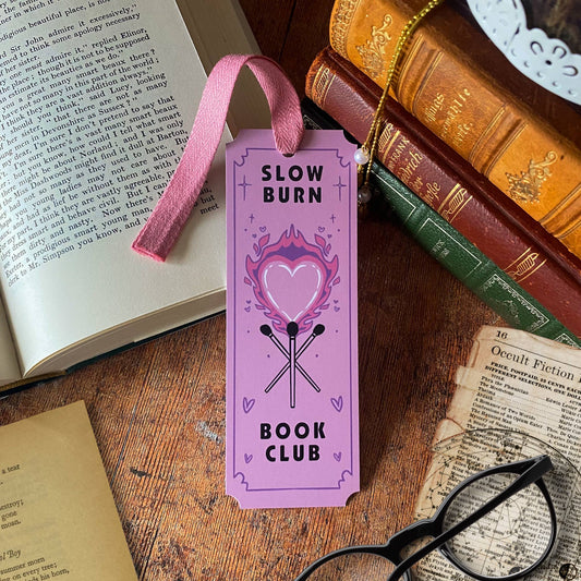 Slow Burn Book Club Bookmark