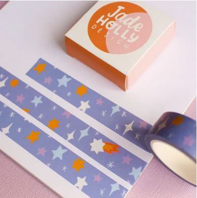 Blue Stars Washi Tape