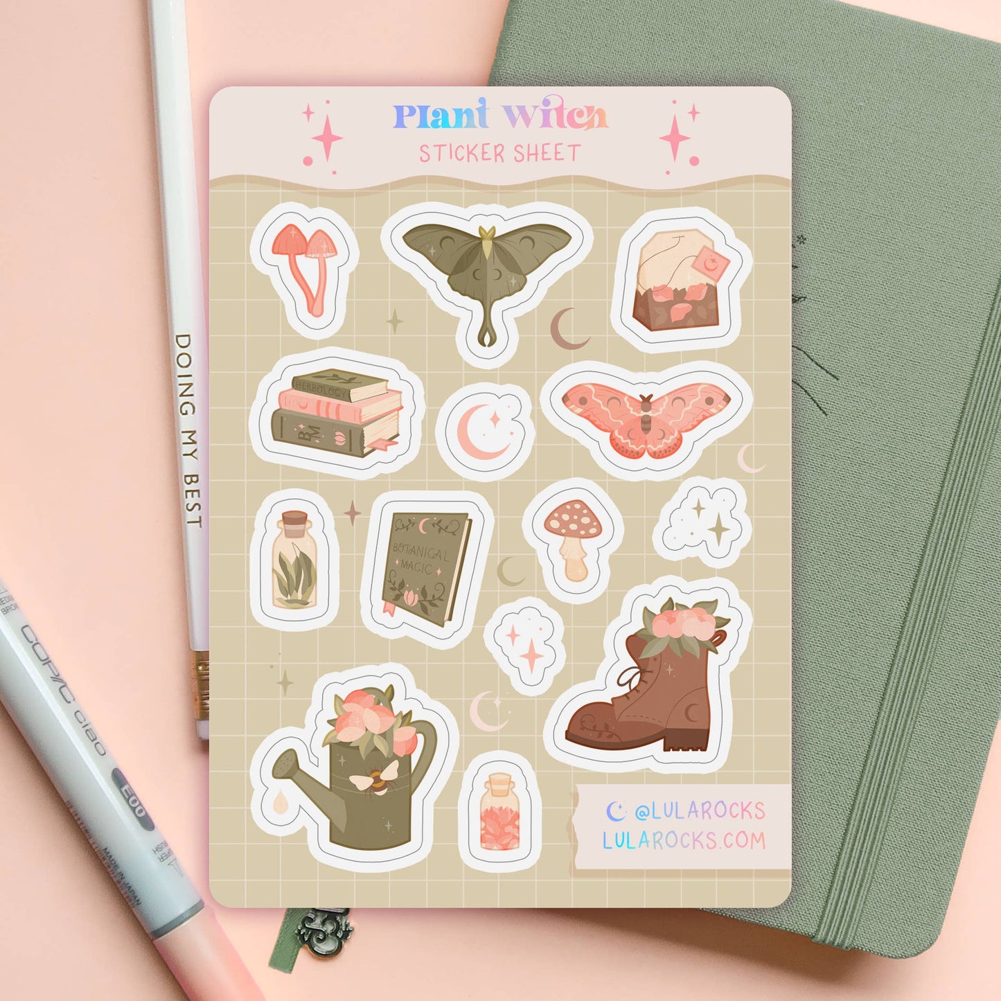 Plant Witch Planner Sticker Sheet