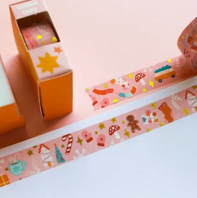 Christmas Gold Foil Washi Tape