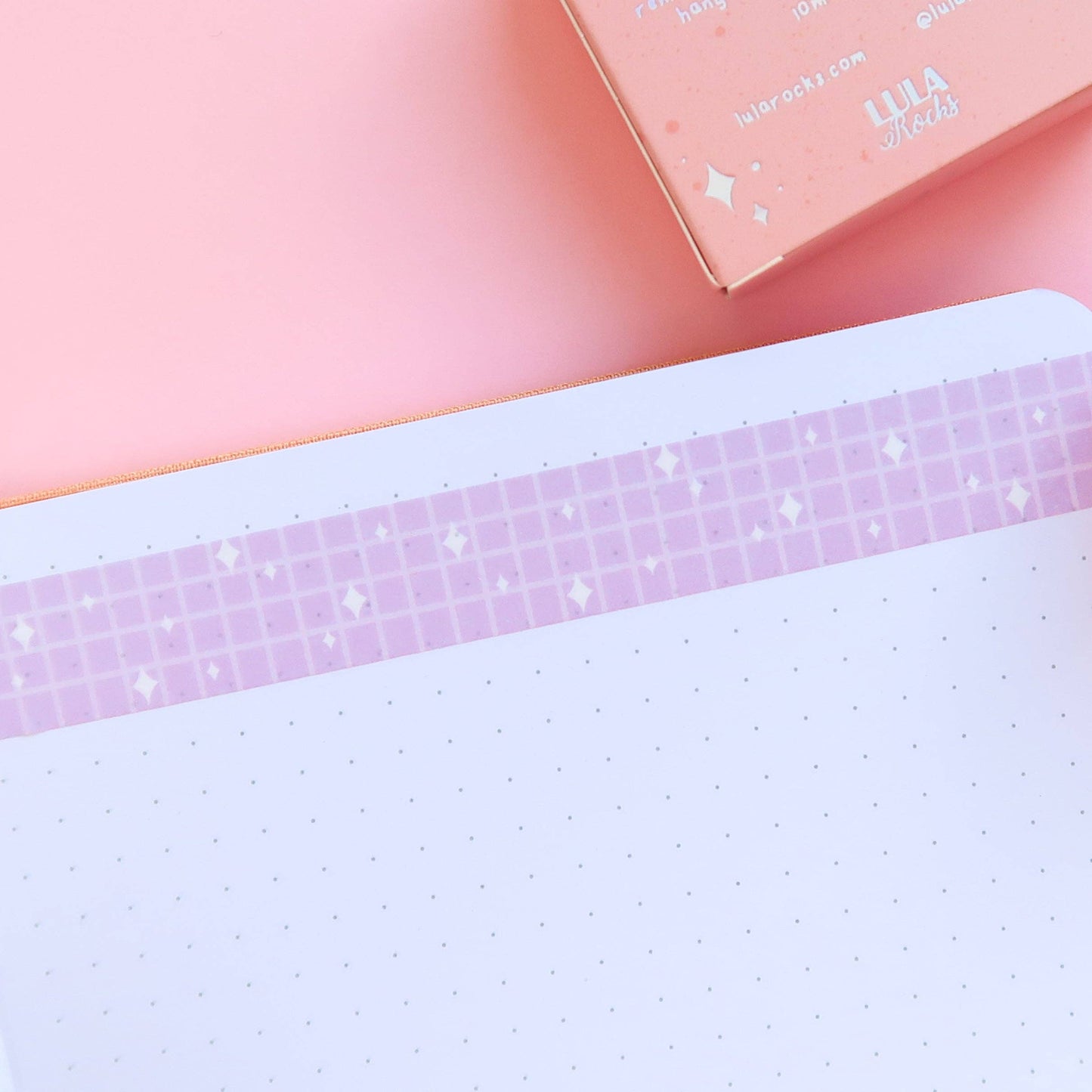 Purple Grid Washi Tape