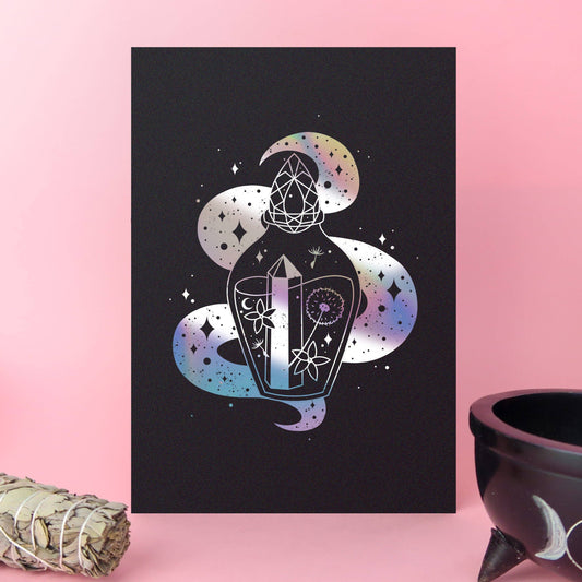 Positivity Potion Foil Art Print - Leo & Blossom