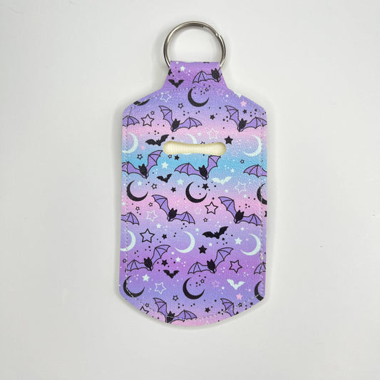 Bats Lip Balm Holder Keyring