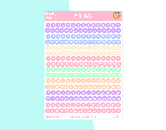 Dates Planner Stickers - Leo & Blossom