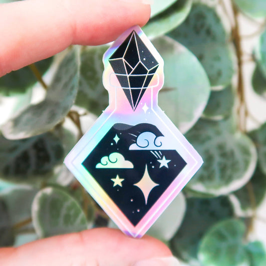 Star Potion Holographic Sticker - Leo & Blossom