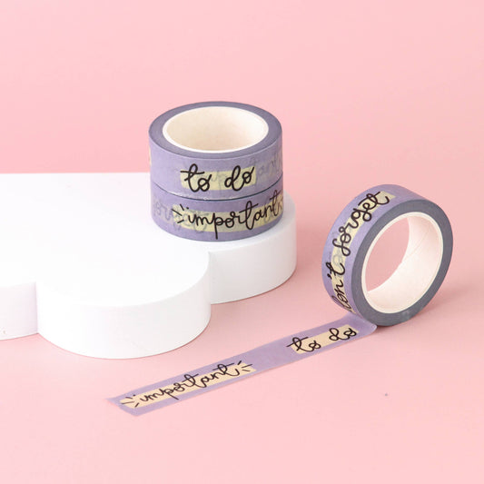 Washi Tape - Lilac Planner - Leo & Blossom