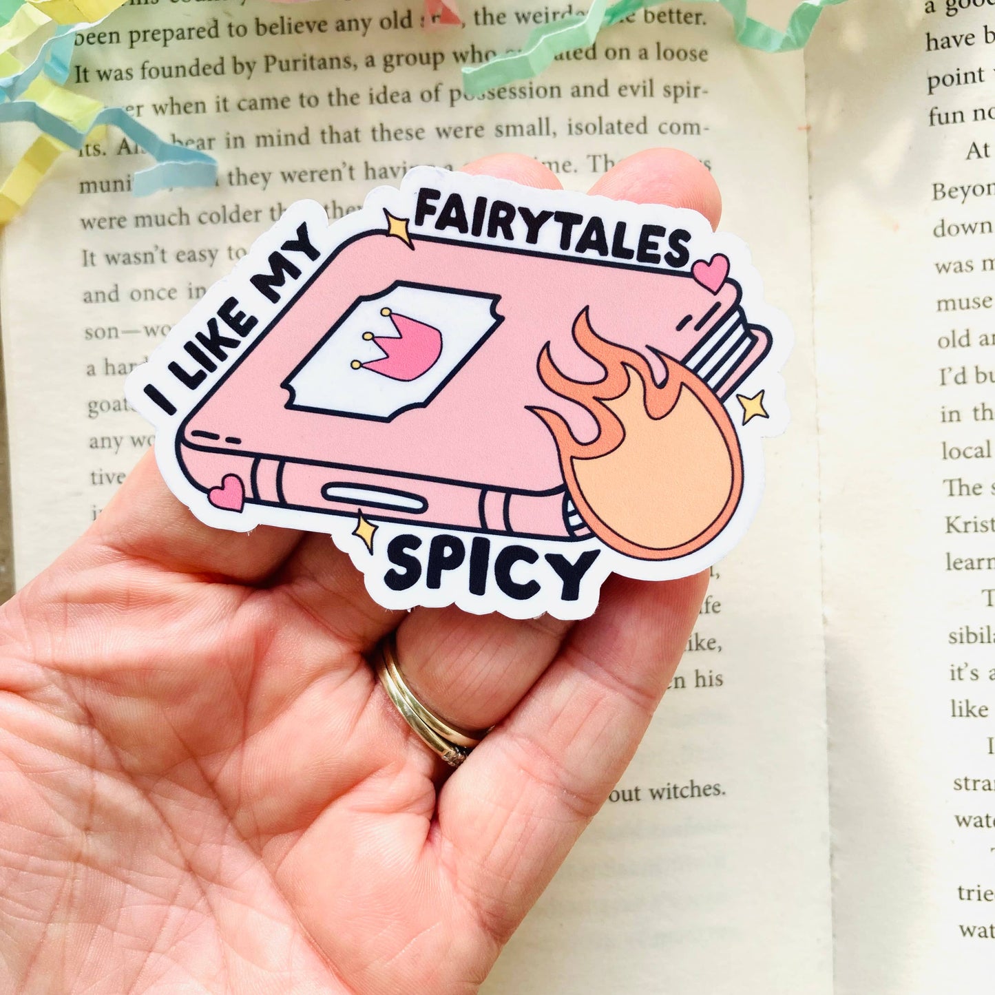 I Like My Fairytales Spicy Bookish Sticker