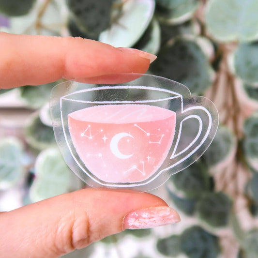 Celestial Tea Transparent Sticker - Leo & Blossom