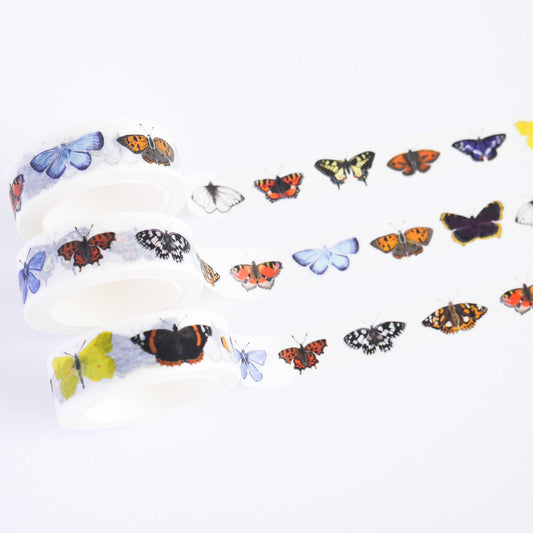 British Butterflies Washi Tape - Leo & Blossom