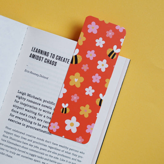 Bee Happy Bookmark - Leo & Blossom