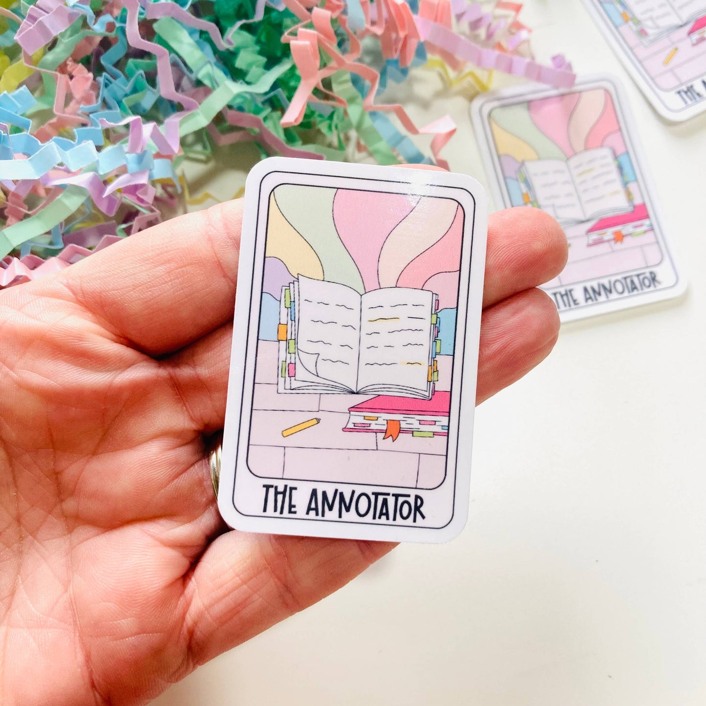 The Annonator Tarot Card Sticker