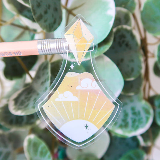 Solar Potion Transparent Sticker - Leo & Blossom