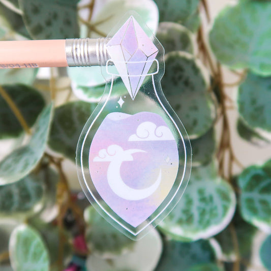 Lunar Potion Transparent Sticker - Leo & Blossom