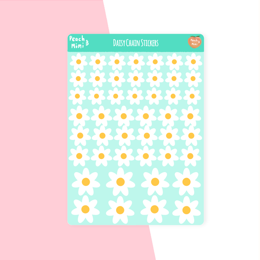 Daisy Chain Planner Stickers - Leo & Blossom